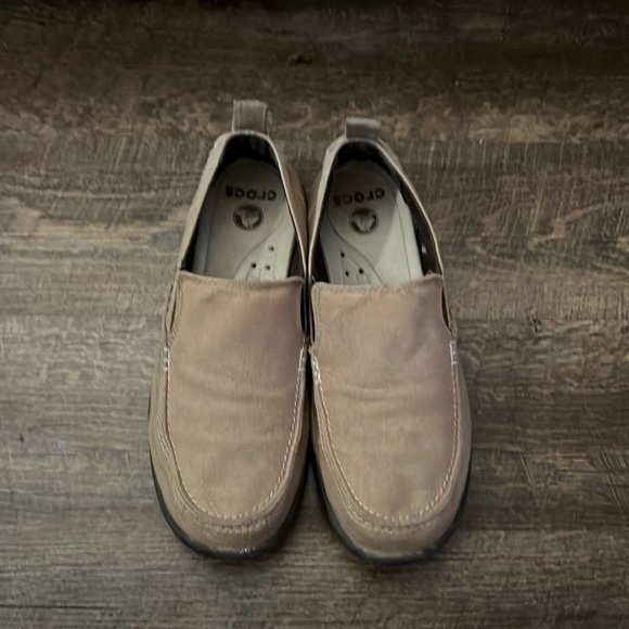 Crocs Canvas Loafers men’s size 9 - Picture 3 of 10